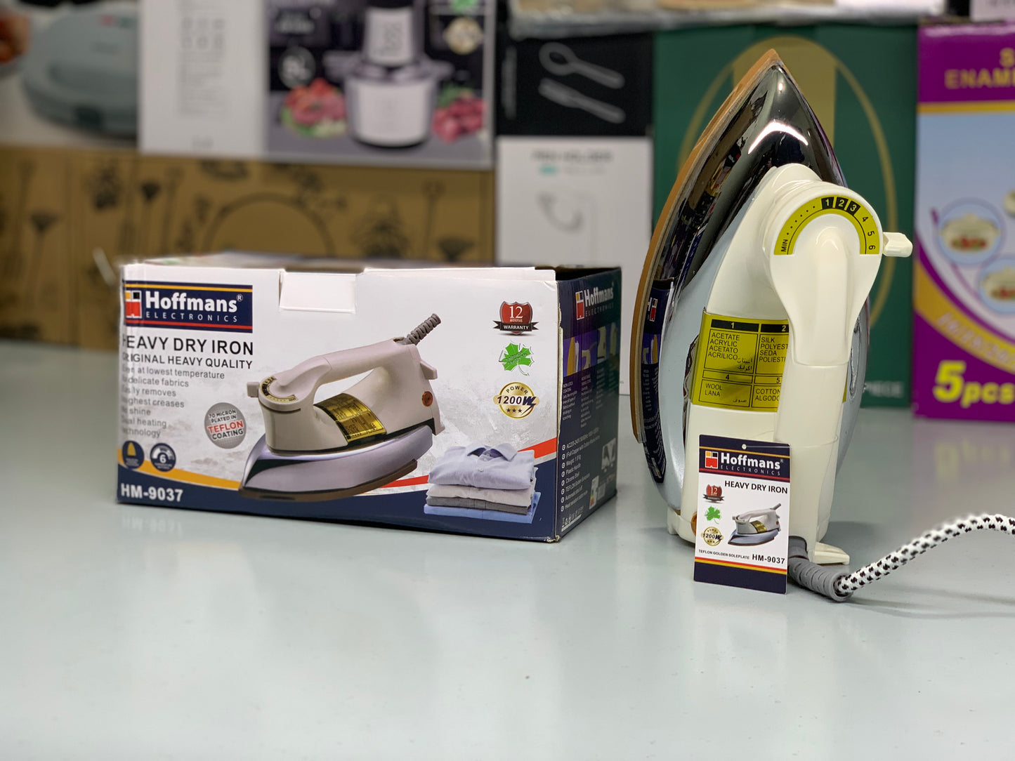 German Imported Hoffmans Heavy Dry Iron |Watt:1200|