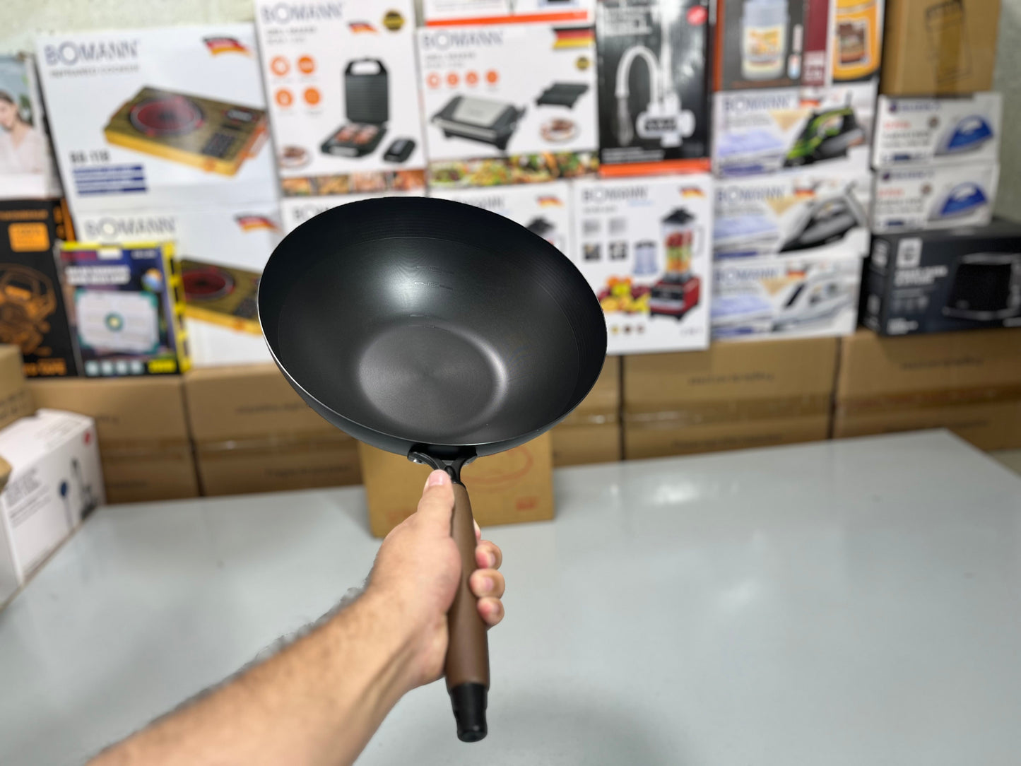 Frying Pan (Doted Pattern Laser Coating) |Size:32cm|