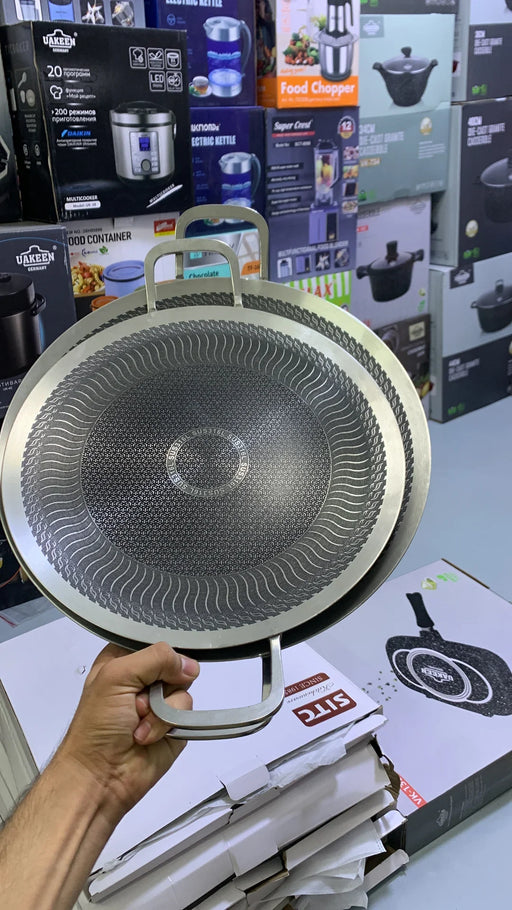 Laser coating Tawa double handles