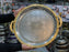 Golden-Silver Serving Trays Stainless Steel 3 in 1