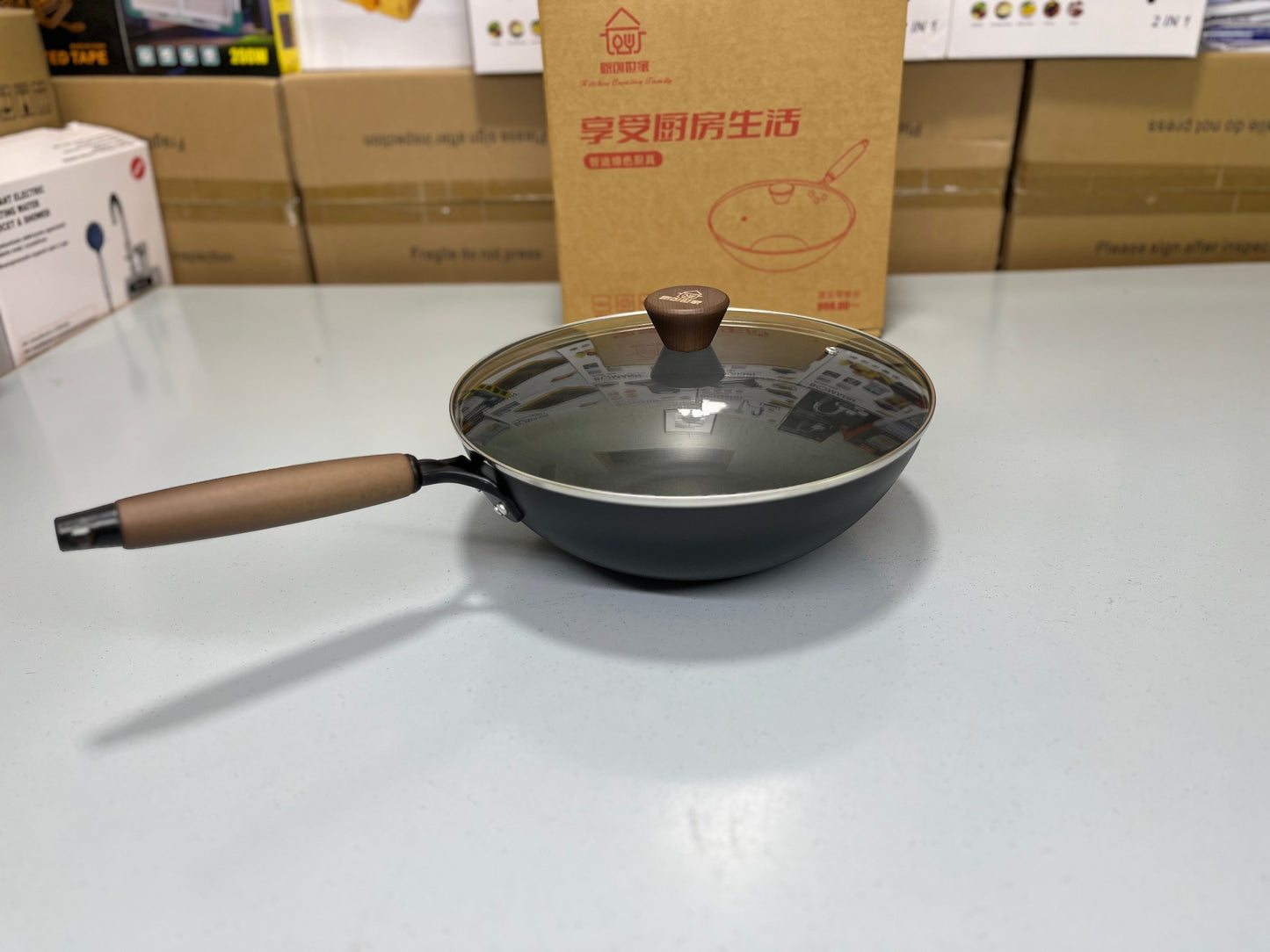 Frying Pan (Doted Pattern Laser Coating) |Size:32cm|