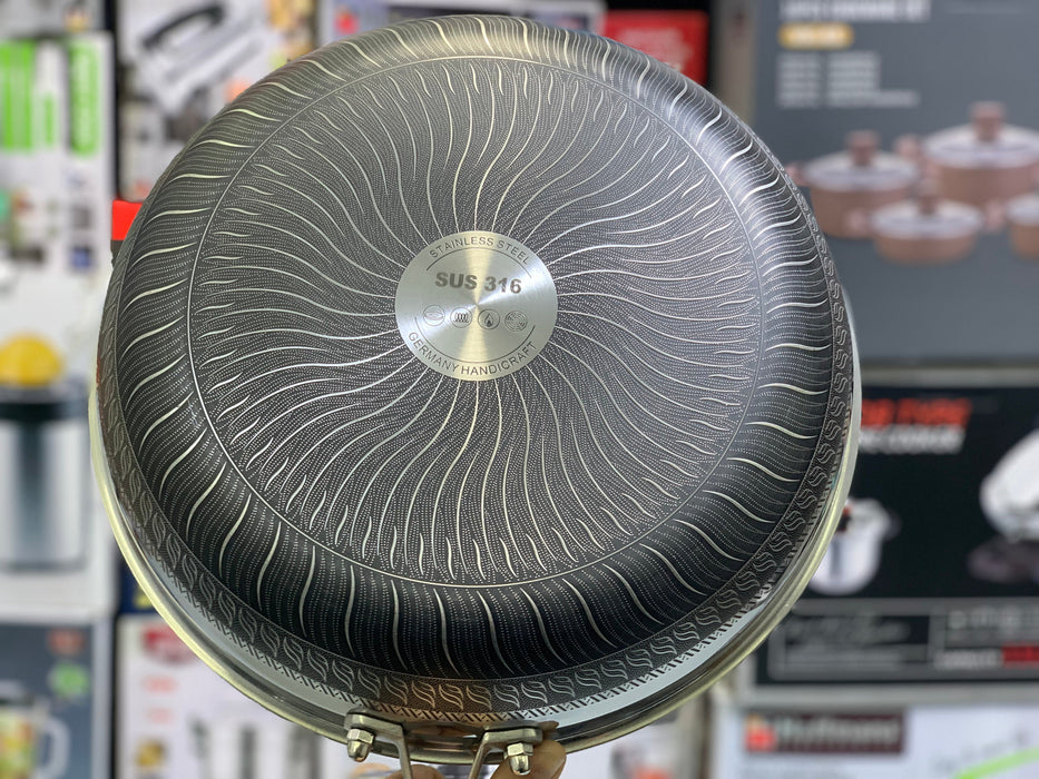 Laser Coated Shallow fry Pans| Top quality