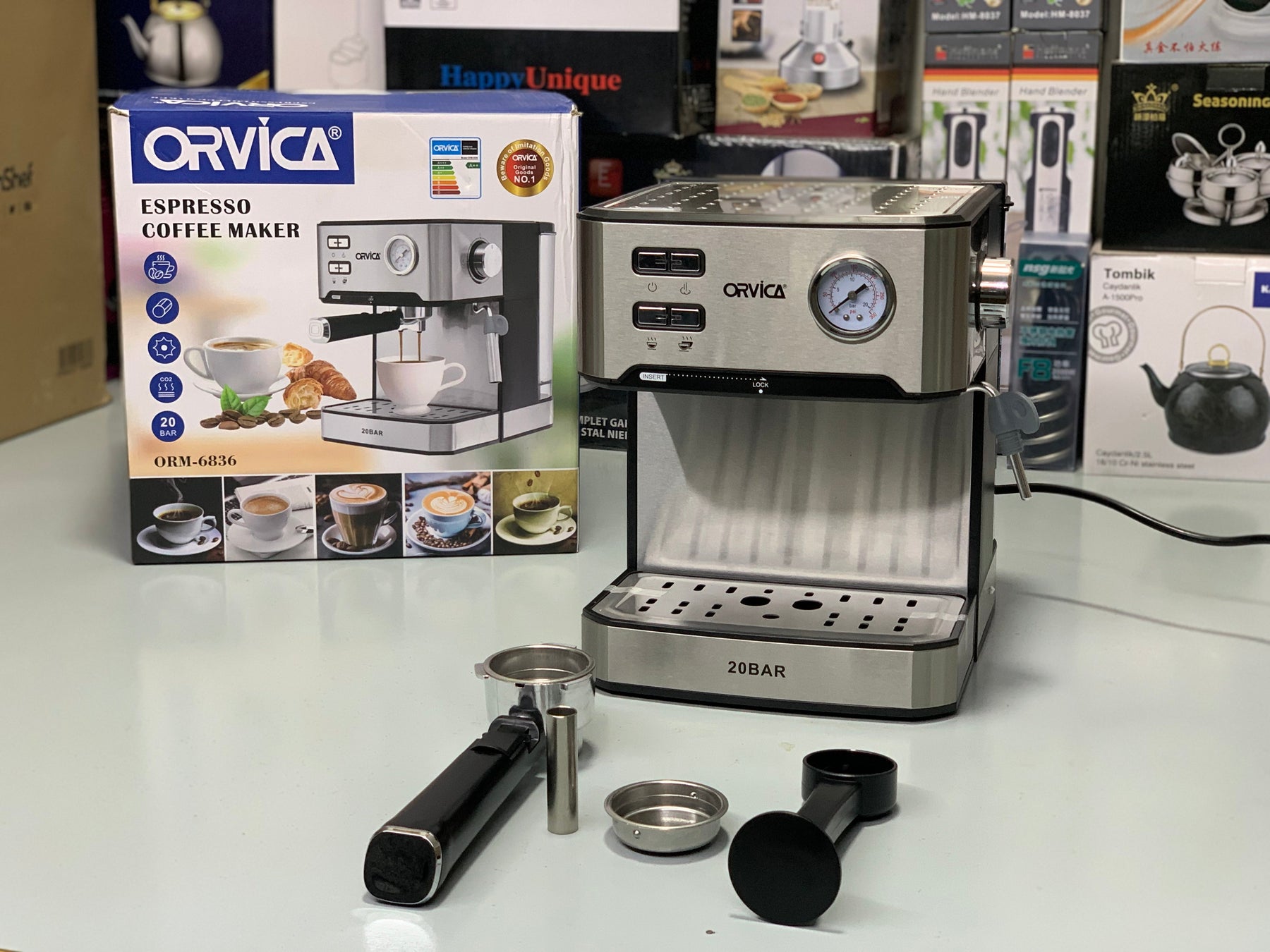 ORVICA Espresso Coffee Maker 20 Bar