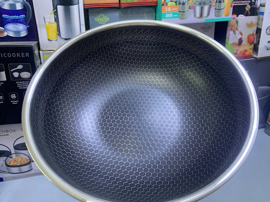 Laser coating deep frying pan Stainless Steel SUS 316
