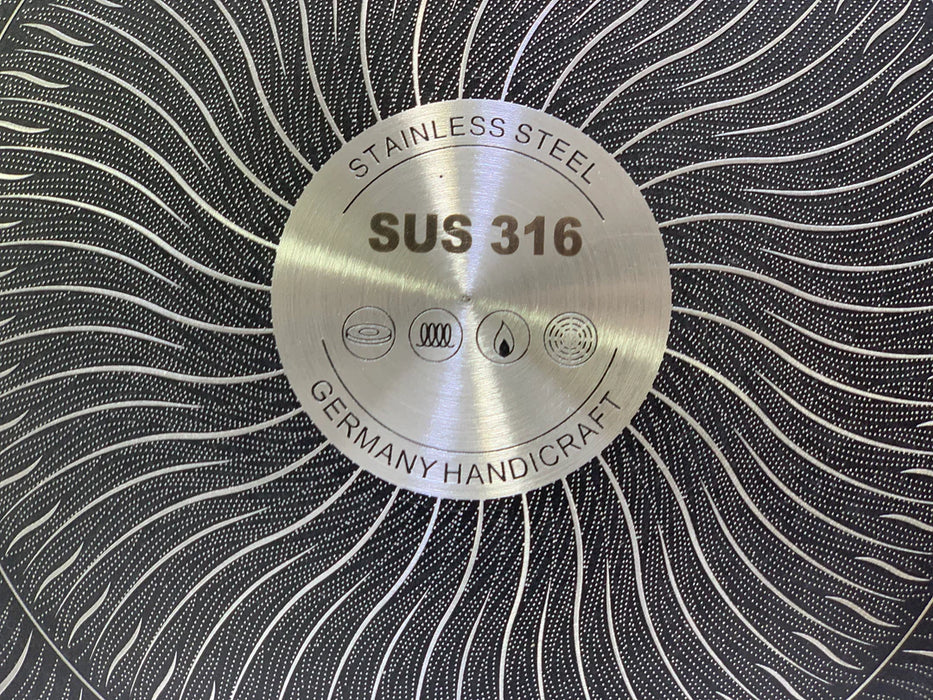 Shallow FryPan Skillet Laser Coating Non Stick