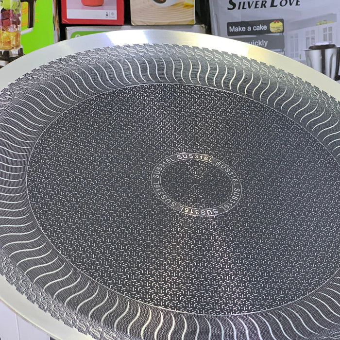 Laser coating Tawa double handles
