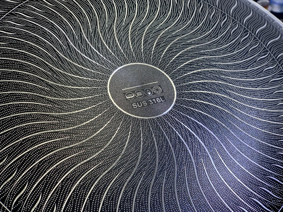 Laser coating Tawa double handles