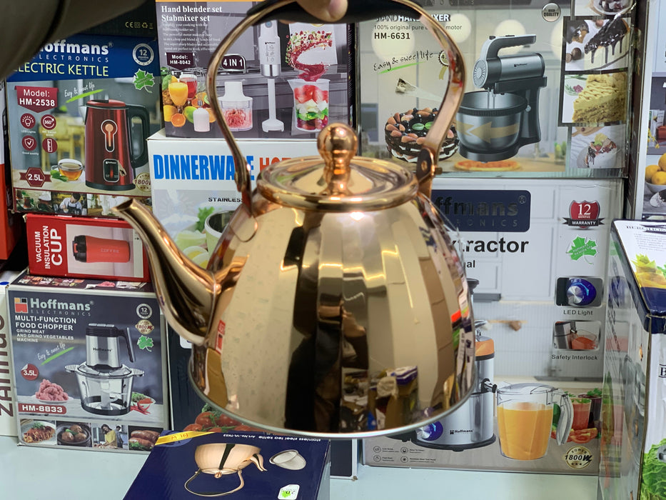 Vicalina Tea Kettles Goldens and Metal