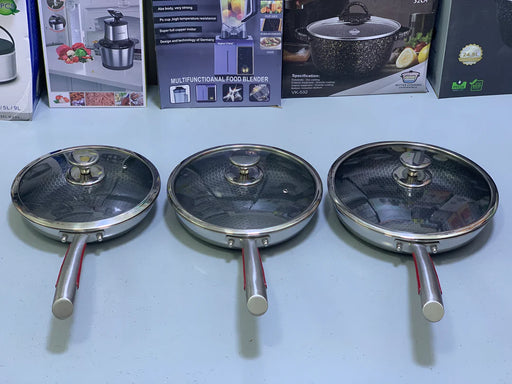 Shallow FryPan Skillet Laser Coating Non Stick