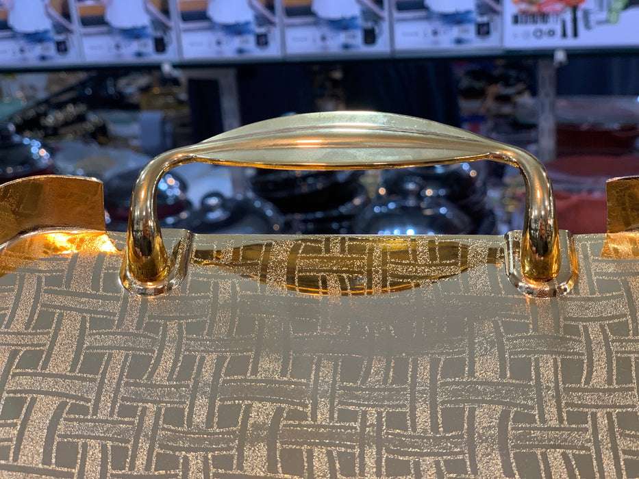 Golden Serving Trays Stainless Steel 3 in 1