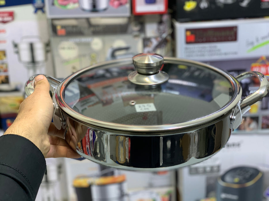 Laser Coating Shallow Casserole 29.5cm Non Stick