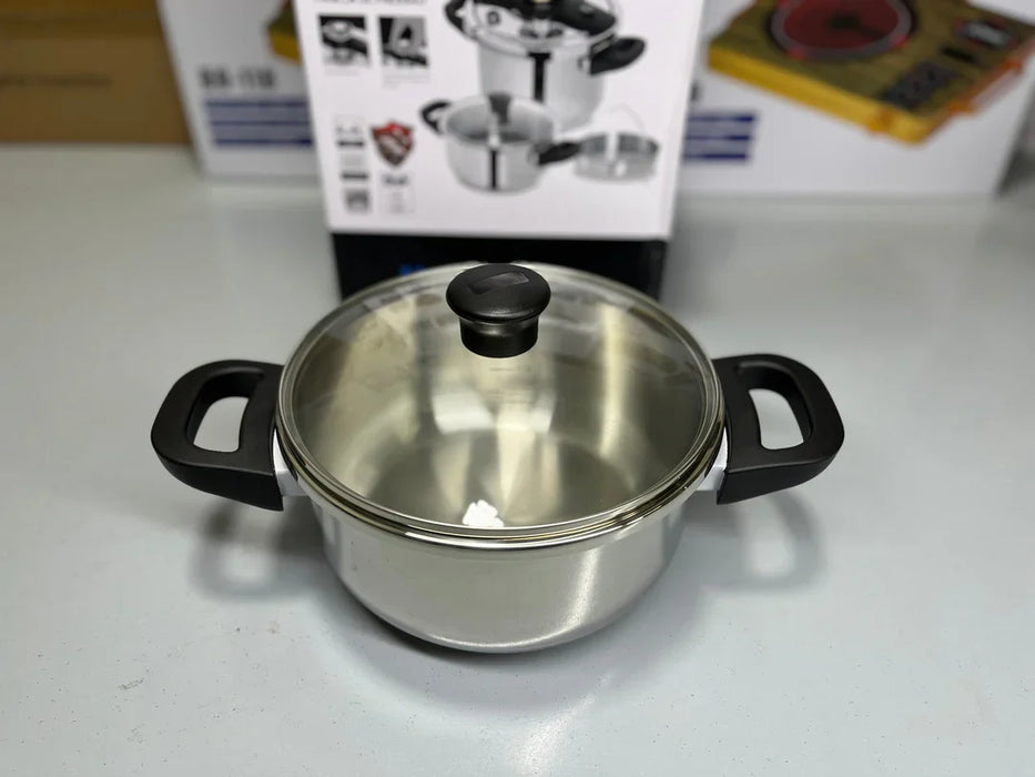 3 in 1 Automatic Safety Pressure Cooker Unique Brand (4L and 6L)