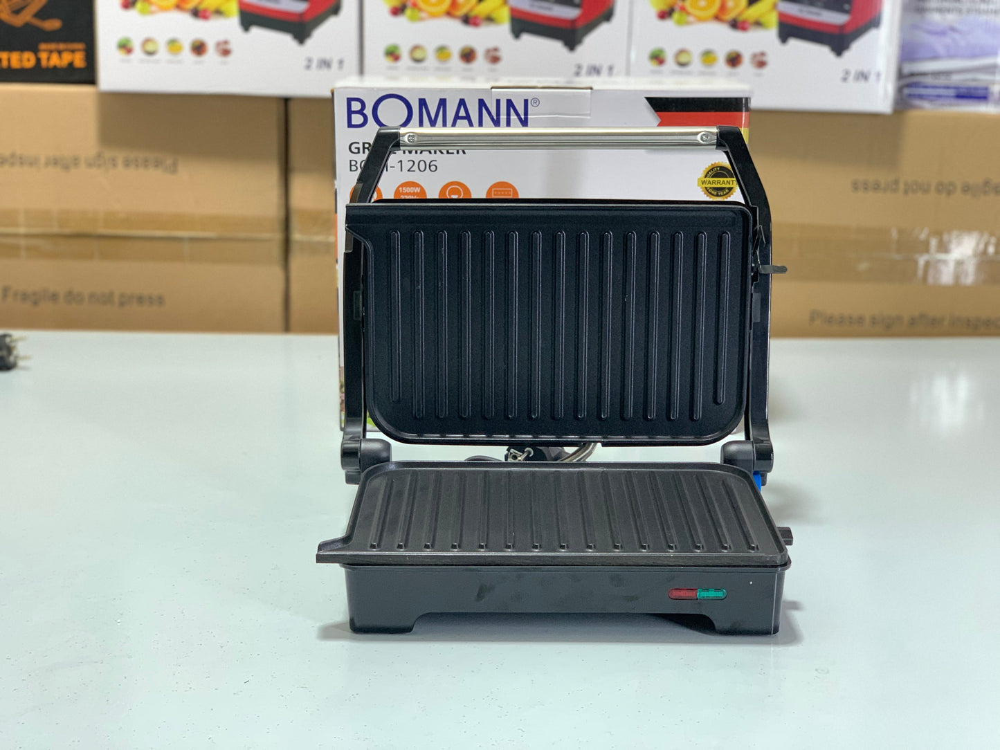 German |Bomann Grill Maker|      BOM-1206 |1 Year Warranty|