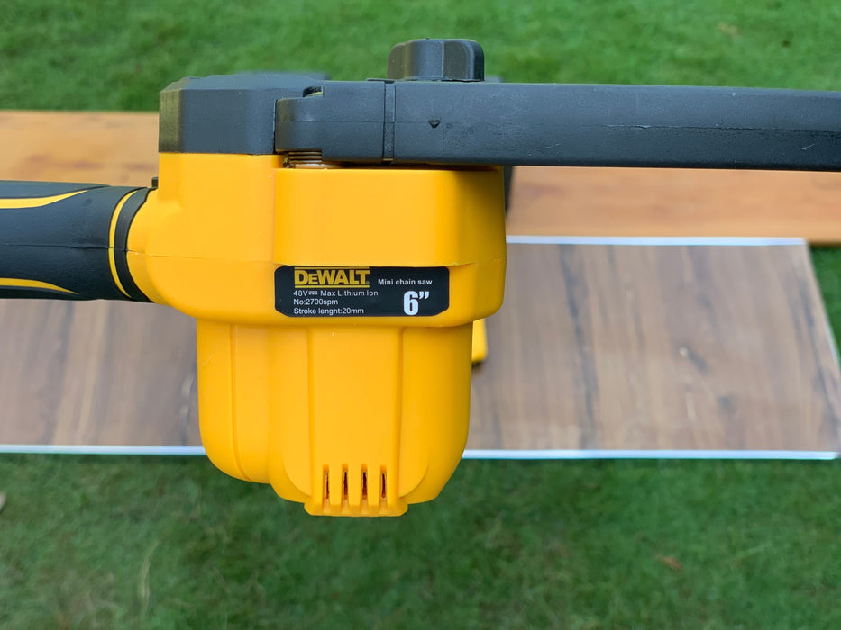 Dewalt 48V Rechargeable Chainsaw with TRI-LINK Bar and Chain