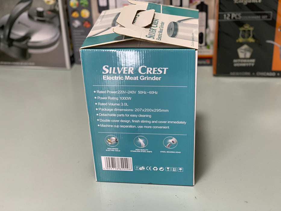 SILVER CREST White Chopper 3L Stainless Steel Bowl