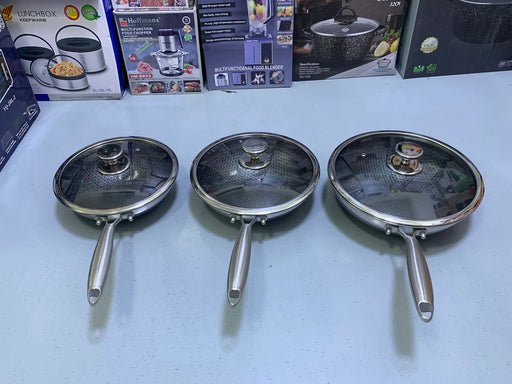 Laser coating deep frying pan Stainless Steel SUS 316