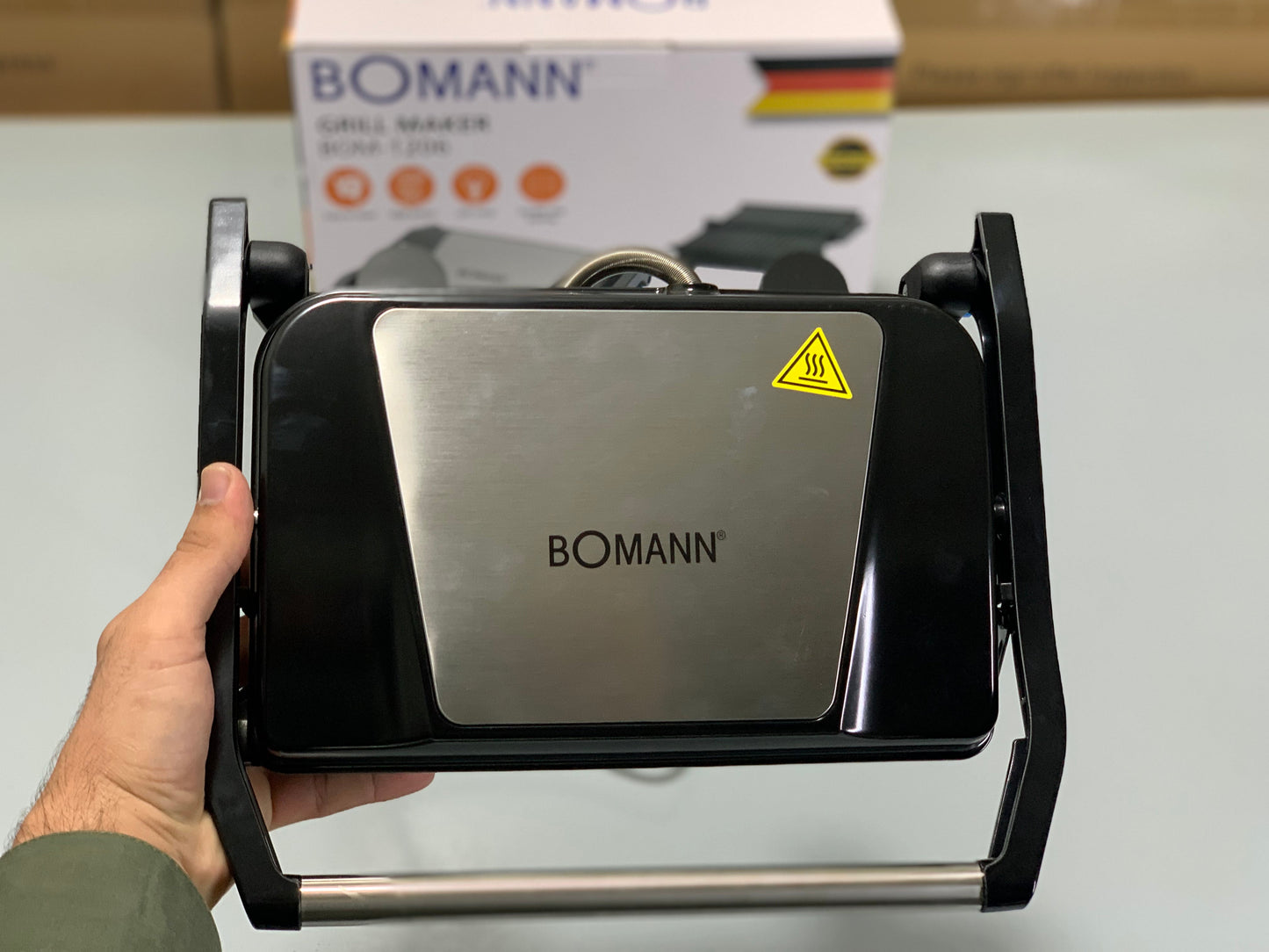 German |Bomann Grill Maker|      BOM-1206 |1 Year Warranty|