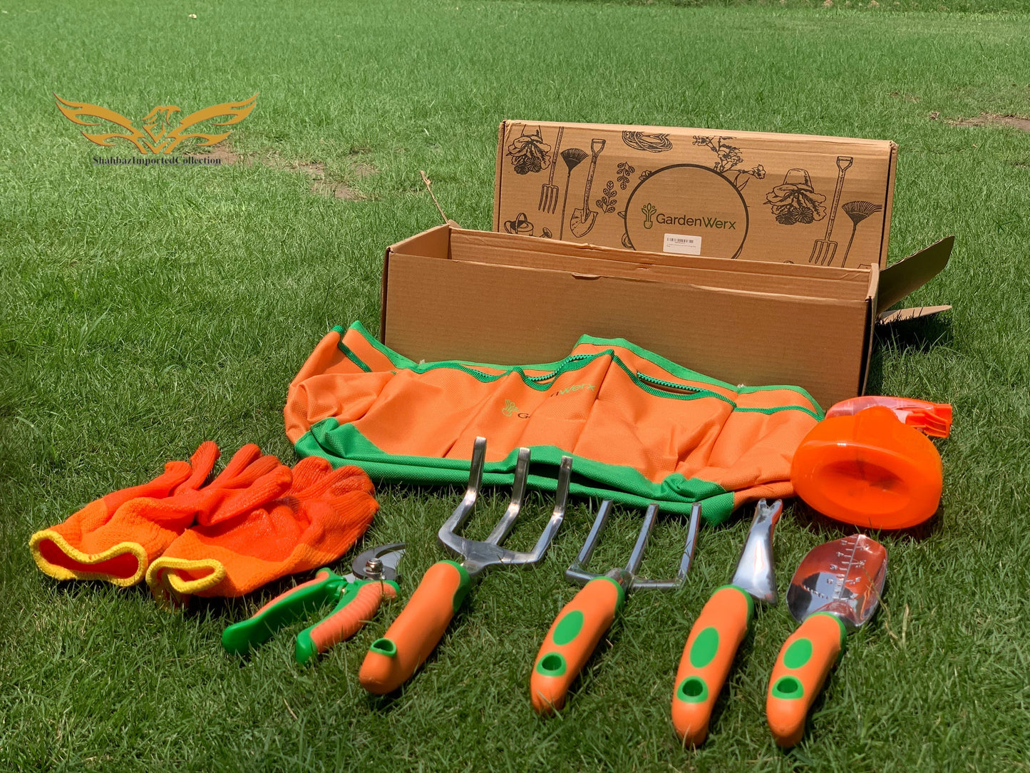 Garden Werx 9-Piece Heavy Duty Gardening Tool Set