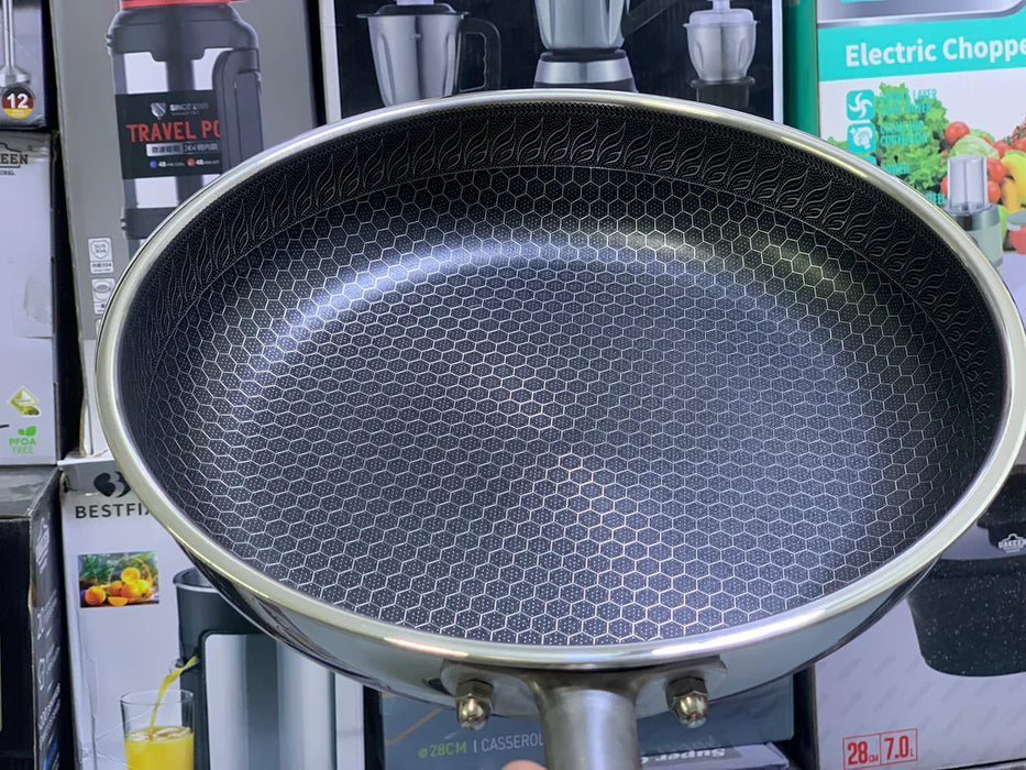 Shallow FryPan Skillet Laser Coating Non Stick