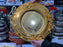 Golden Serving Trays Circle Shape with Stylish Handles 3 in 1