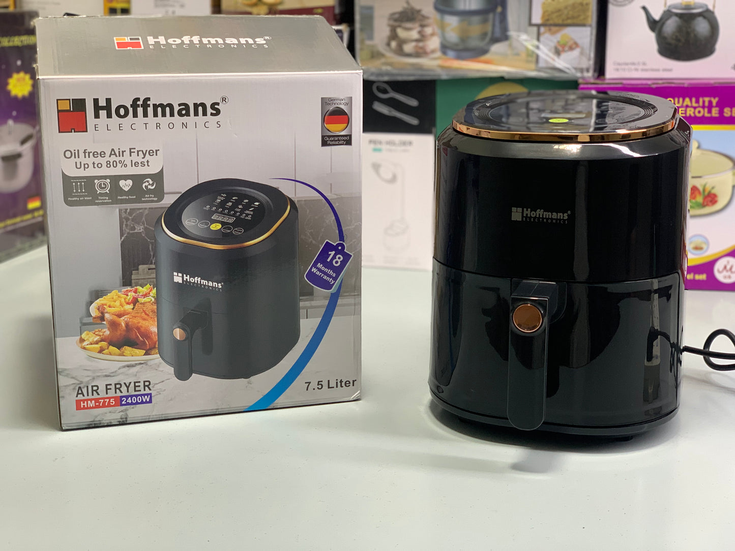 German Imported Hoffmans Air Fryer |Capacity:7.5|