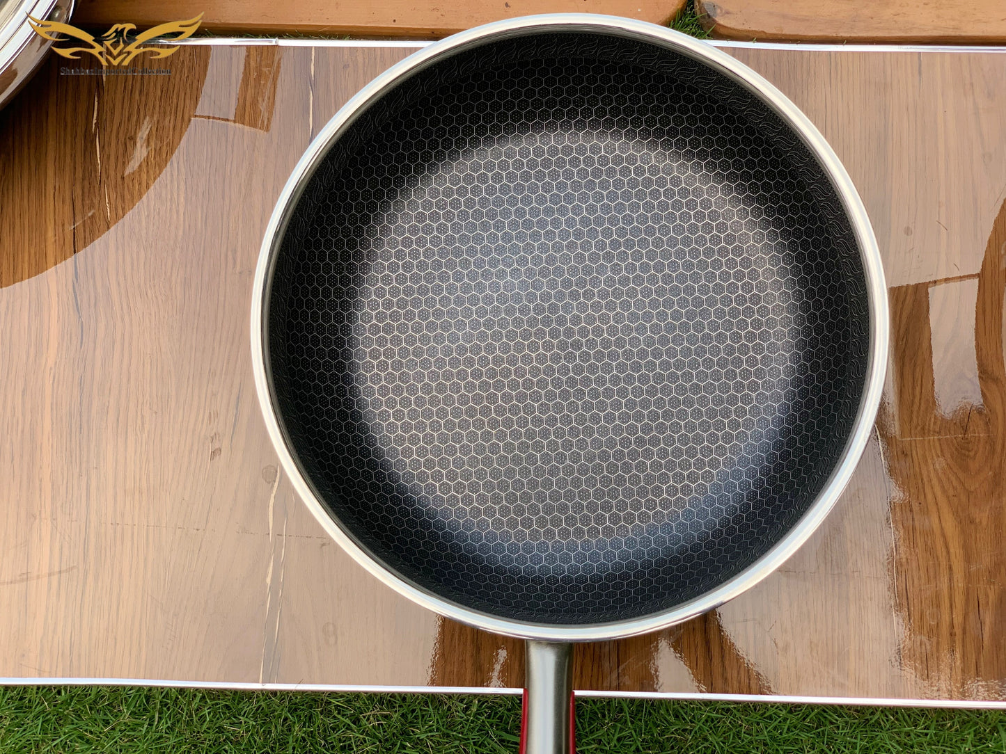 German Imported Honeycomb Laser Coating |Deep Frypan|