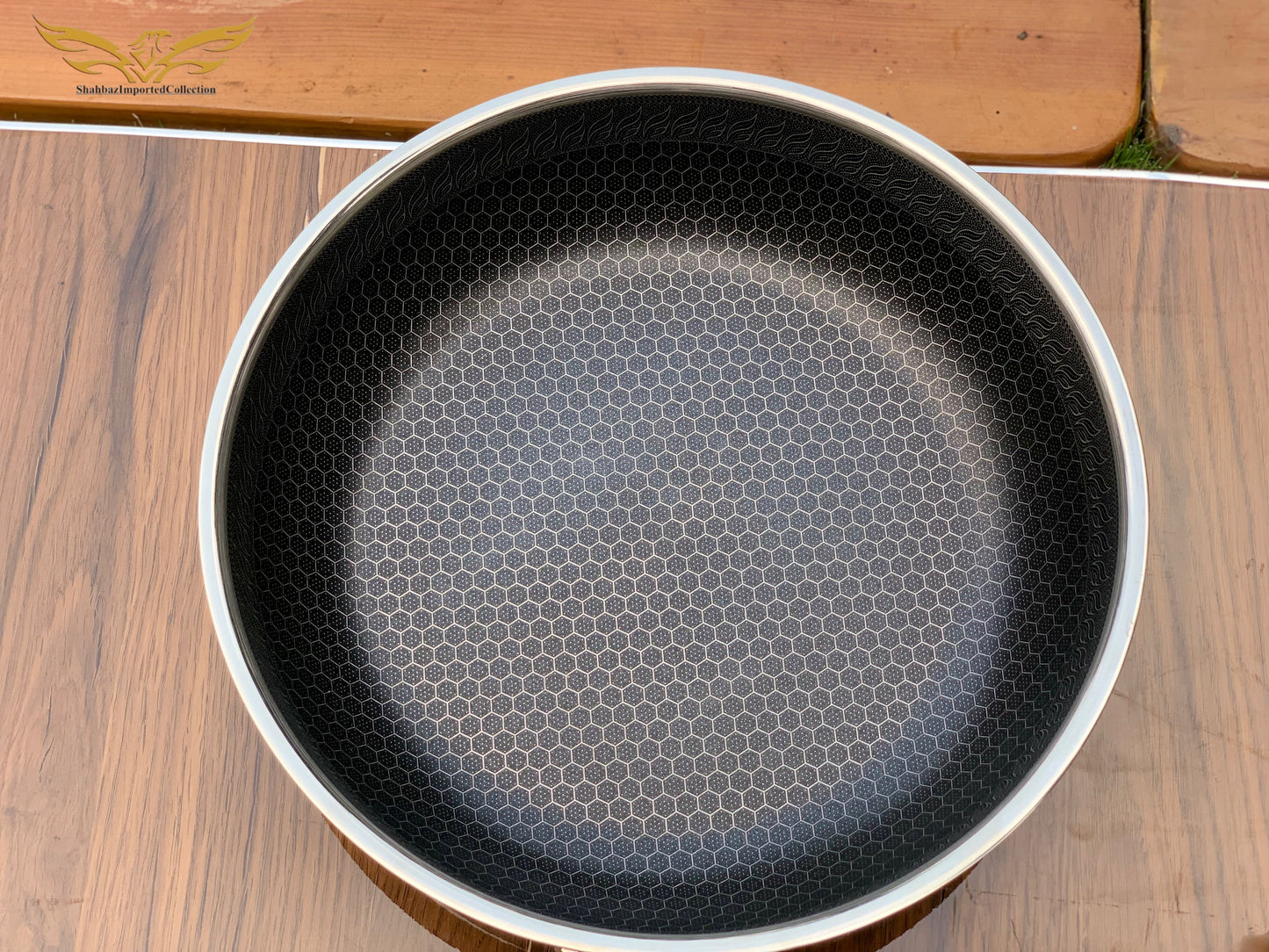 German Imported Honeycomb Laser Coating |Deep Frypan|