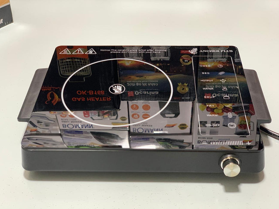 Ancher Plus stove Full Black 2200w