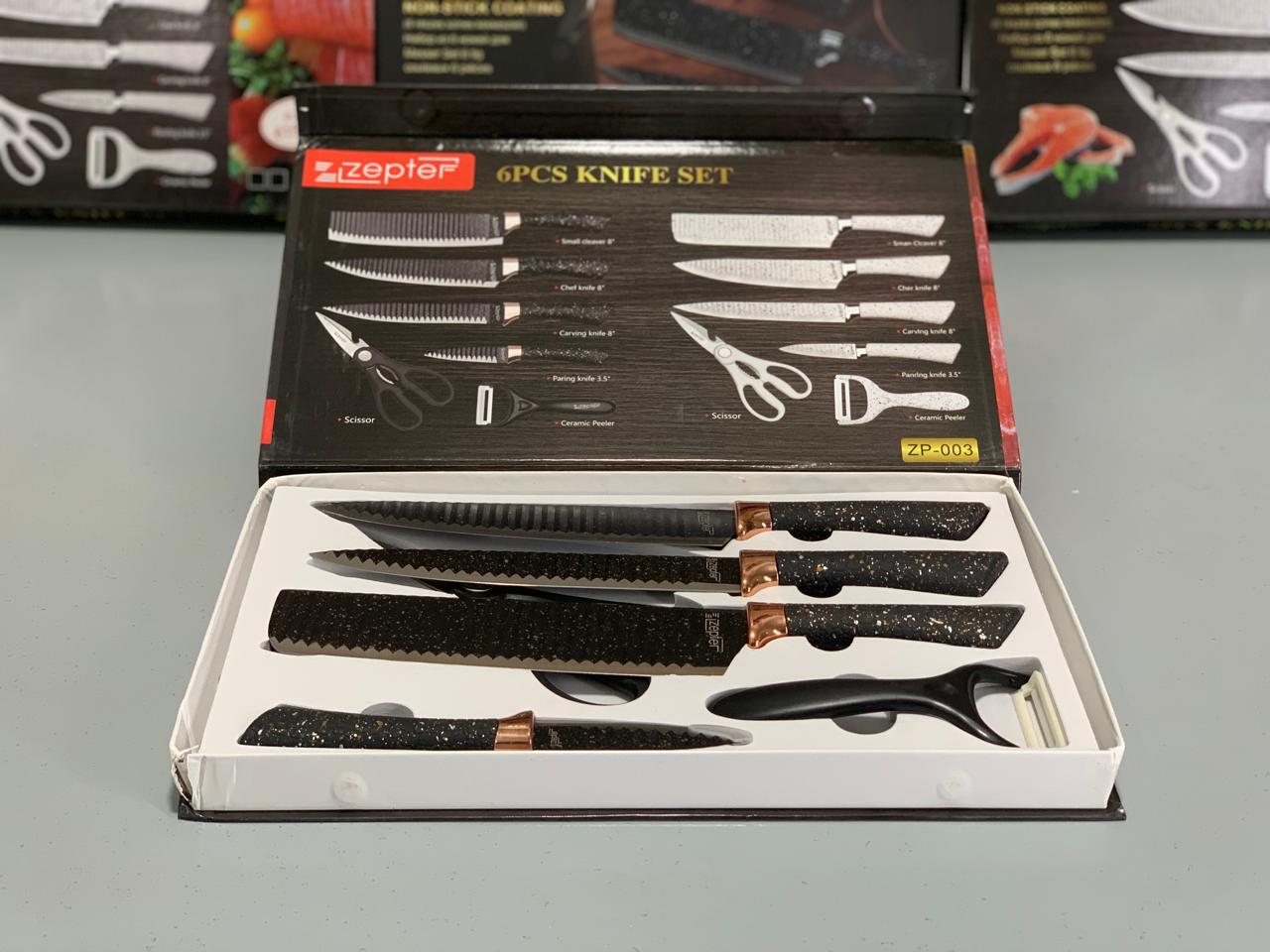 Zepter Brand Imported Quality |6 Pieces Knife Set For Daily Kitchen Use|