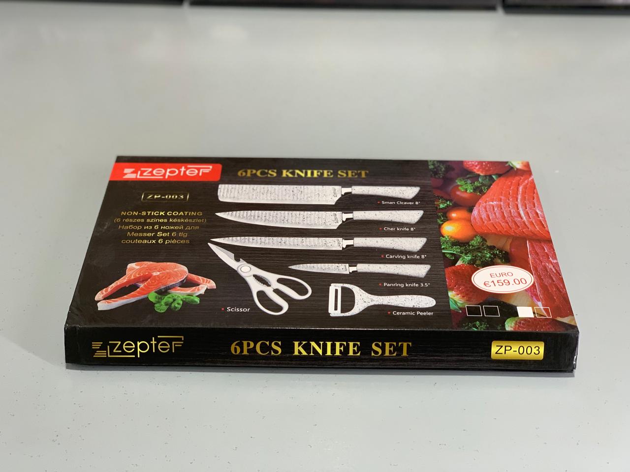 Zepter Brand Imported Quality |6 Pieces Knife Set For Daily Kitchen Use|