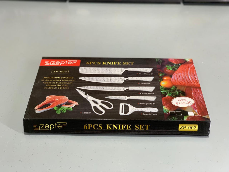 Zepter Brand Imported Quality |6 Pieces Knife Set For Daily Kitchen Use|