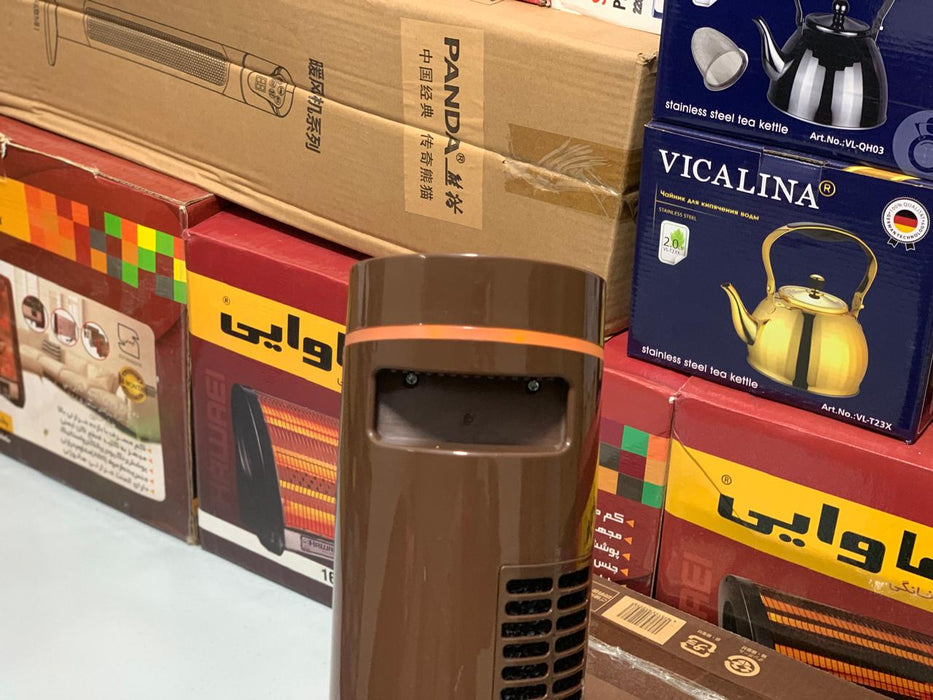 Slim Ceramic Electric Fan Heater 600w and 1200w 2 Feet Tall